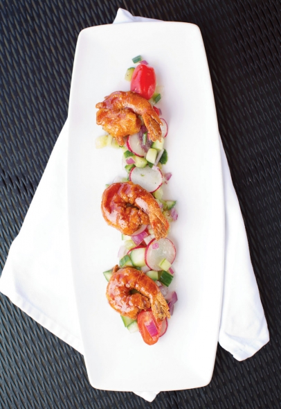 Shrimp appetizer at Jacksons Restaurant Rotisserie Bar 