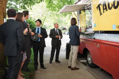 BRGR Food Truck and the PGH Taco Truck