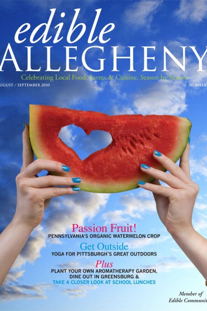 Edible Allegheny August/September 2010, Issue 15 Cover