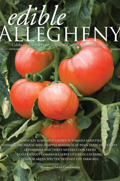 Edible Allegheny August/September 2008, Issue 3 Cover