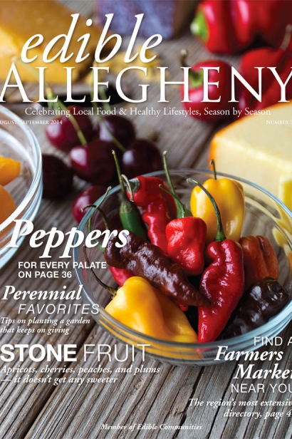Edible Allegheny August/September 2014, Issue 39 Cover