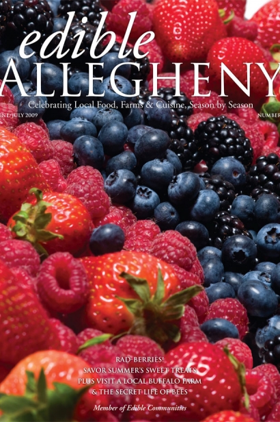 Edible Allegheny June/July 2009, Issue 8 Cover