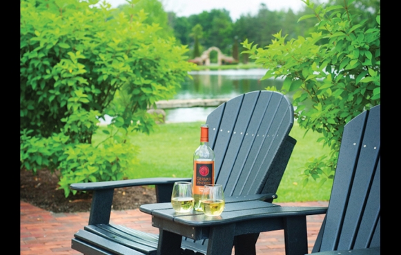 Open up a bottle of local wine in a picturesque setting at Gervasi Vineyard